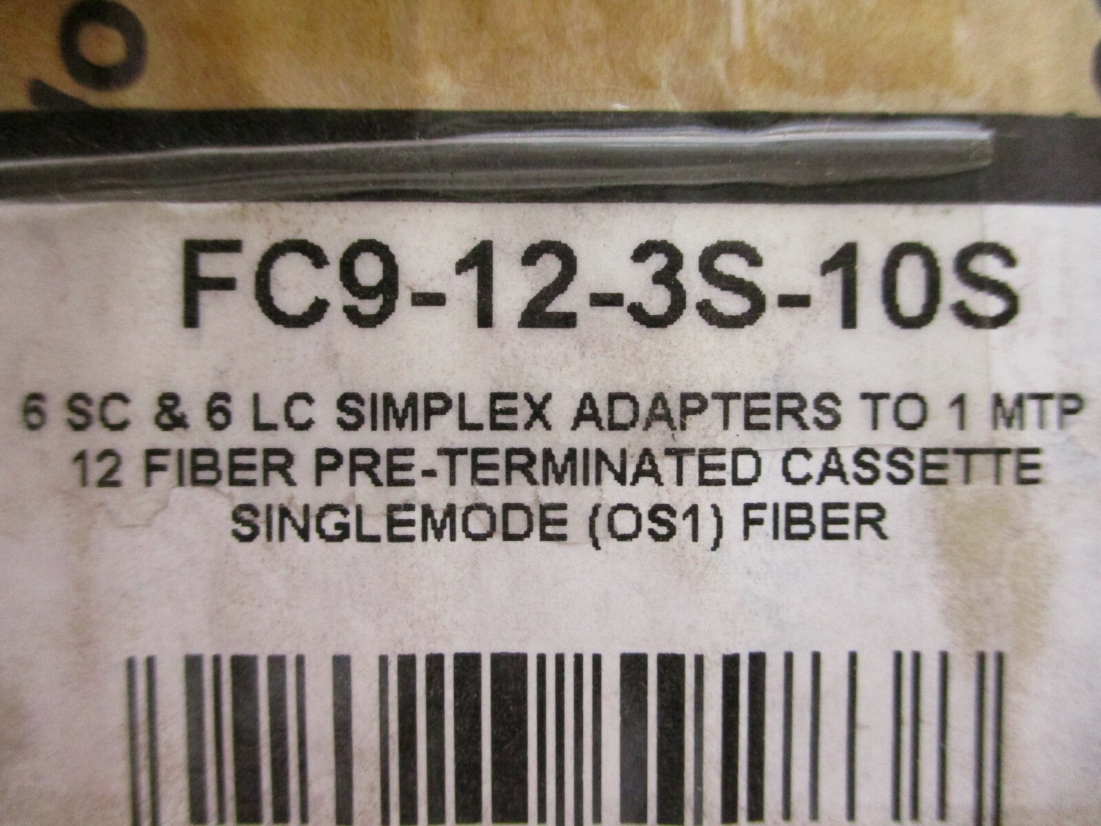NEW Panduit FC9-12-3S-10S Fiber Optic Cassette 6-SC 6-LC Simplex Adapters