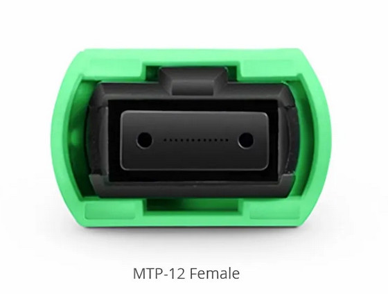 MTP 12 Female – LC APC Simplex Single Mode Military Grade Fiber Cable – 20M