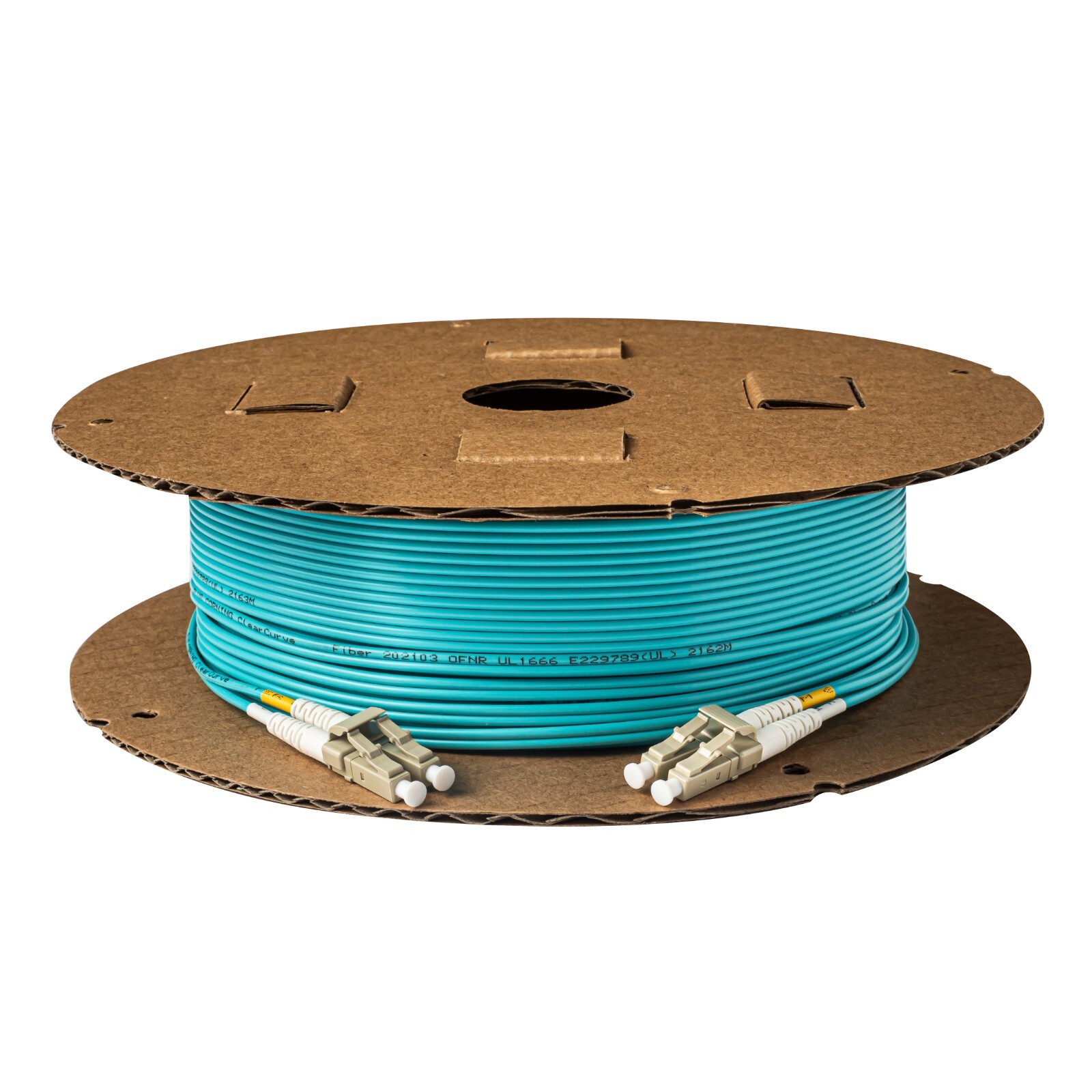 100 ft Multimode OM3 Duplex LC LC Fiber Jumper Corning Fiber Fast USA Shipping