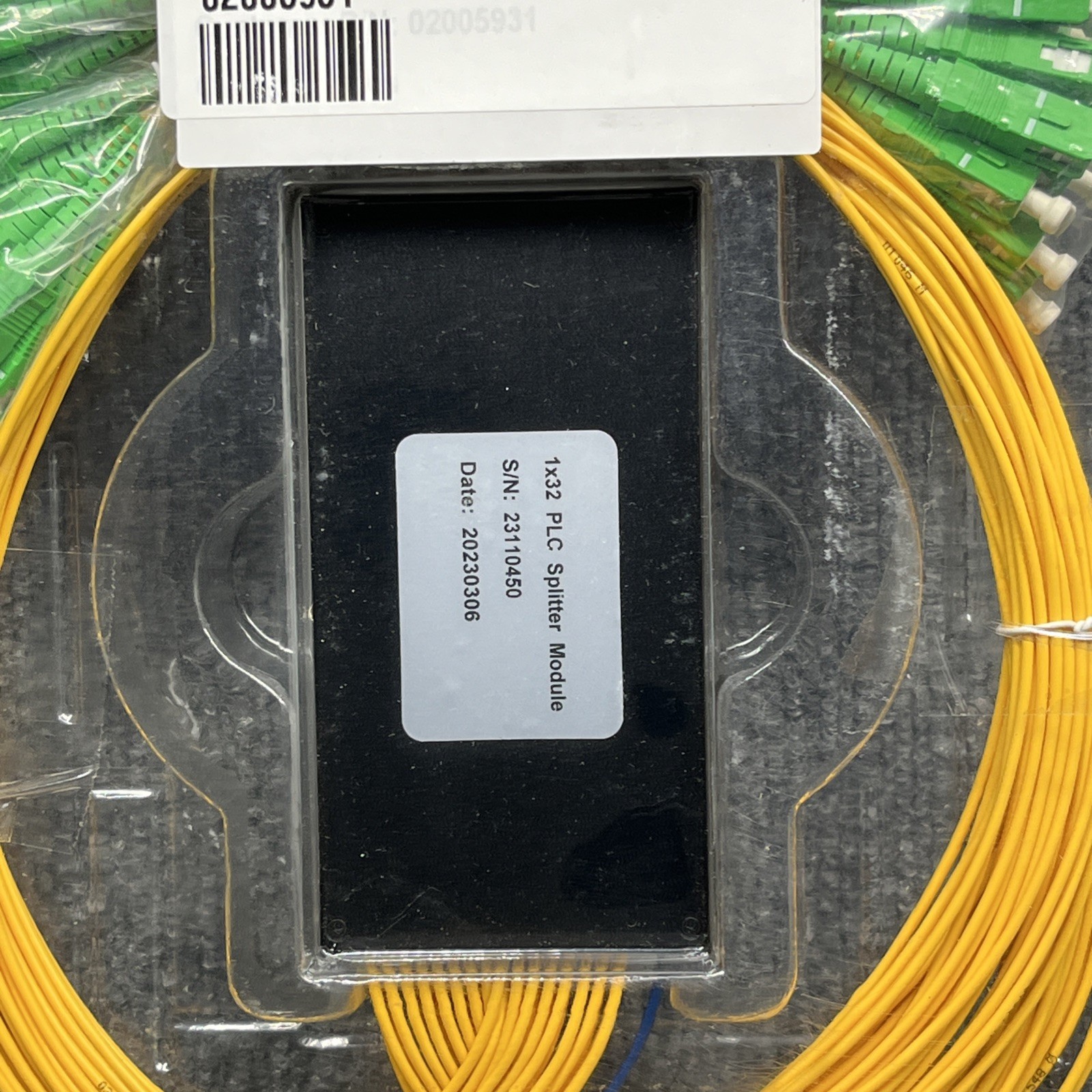 Optical Splitter Module PLC Box Type 1×32 SC/APC Fiber Optic Singlemode