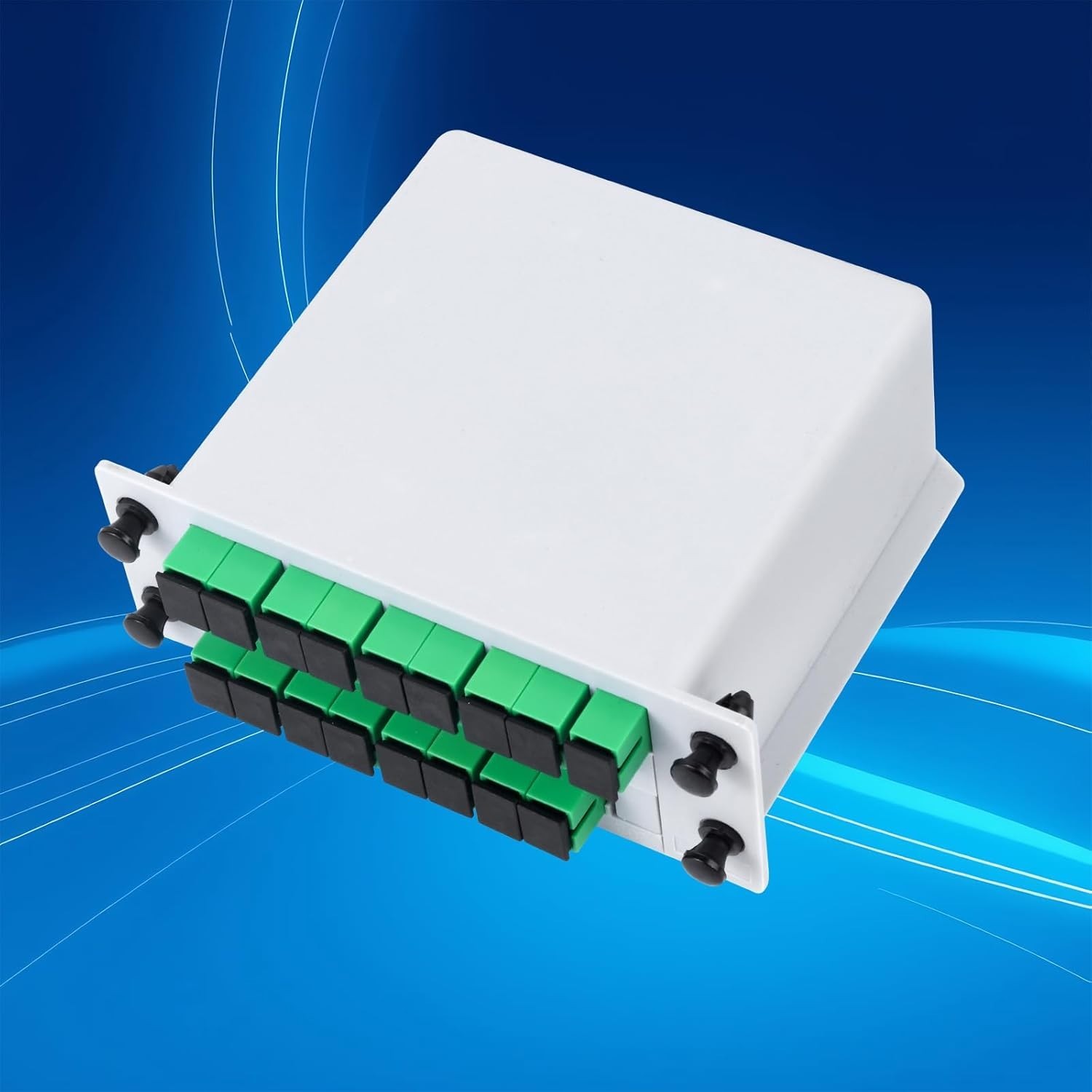 SC/APC PLC Fiber Optic Splitter 1×16 SC/APC Cassette Card Inserting -4895