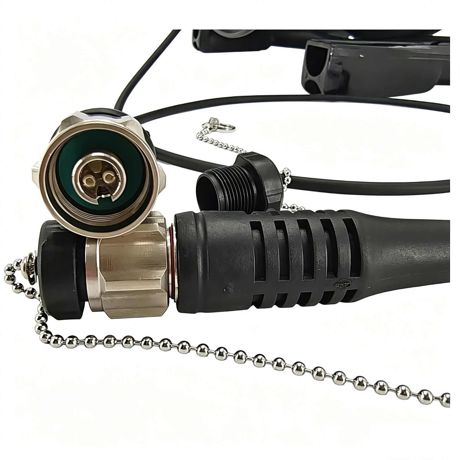 100M 2C ODC Male(Round) to ODC Male(Round) MM OM3 5.0mm TPU Armored Patch Cable