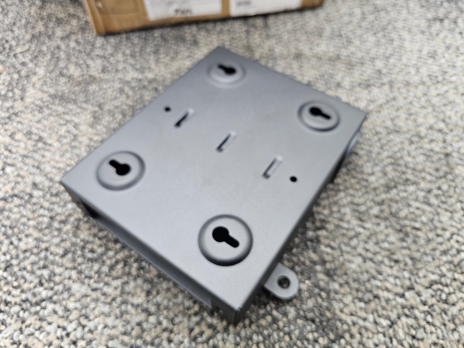 AFL WME01E Wall Mount Fiber Interconnect Enclosure, Black WME 01 EMPTY
