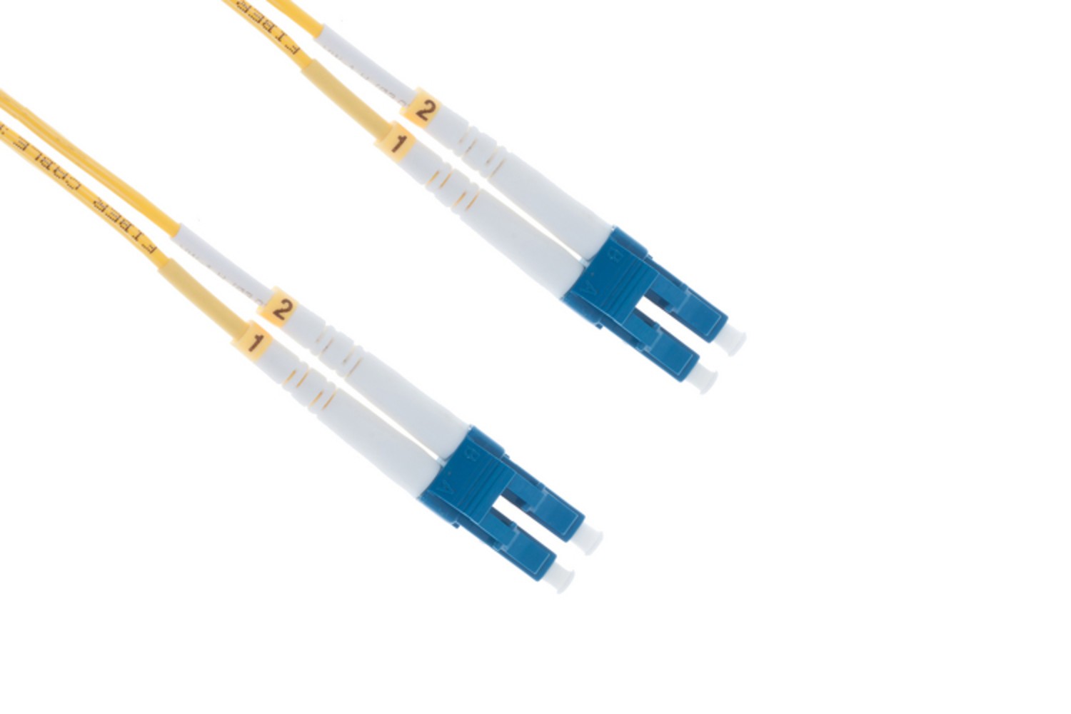 LC-LC Singlemode Duplex Fiber Patch Cable, 100M – Lifetime Warranty