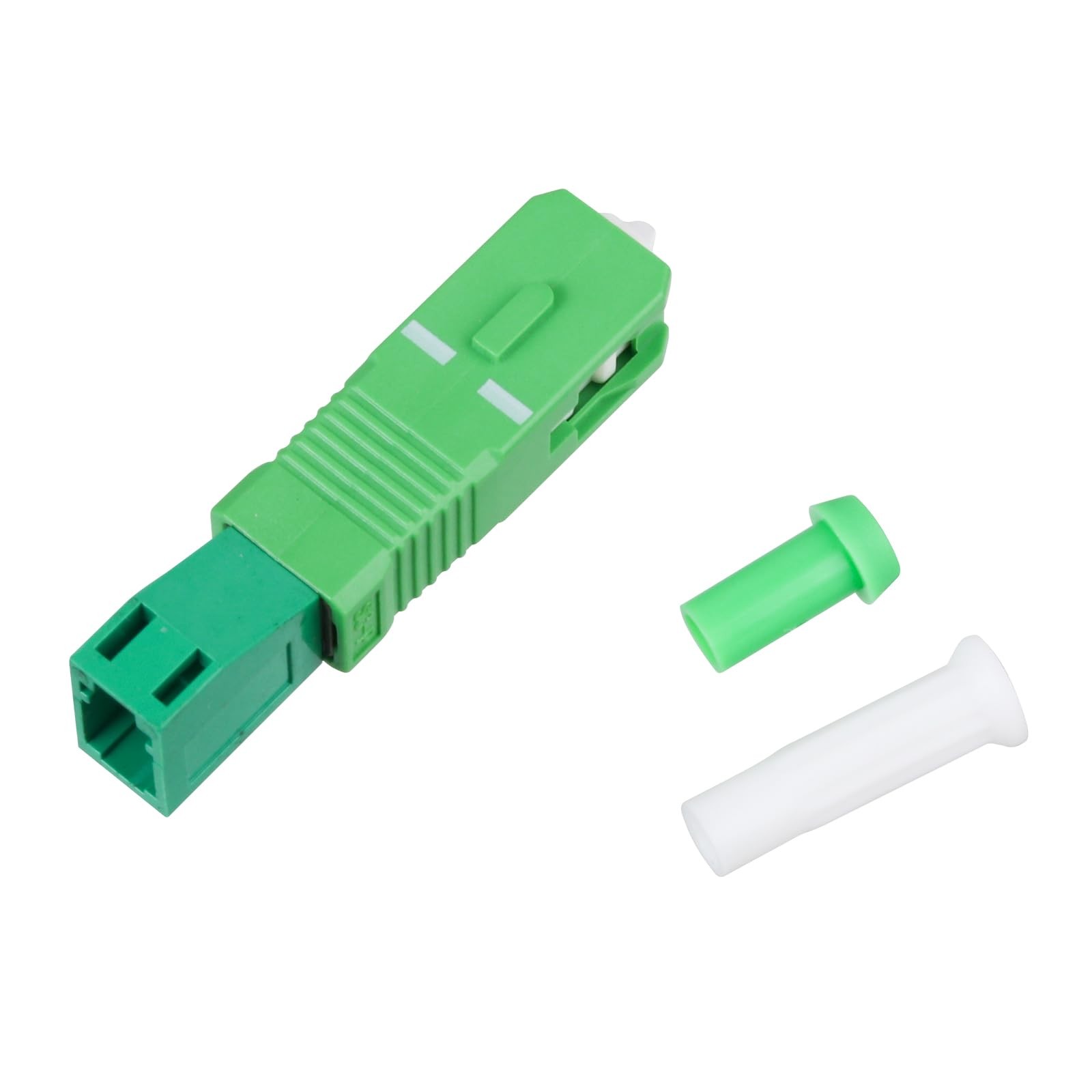 3 PCS Single Mode 9/125um SC/APC Male To LC/APC Female Hybrid Fiber Adapter