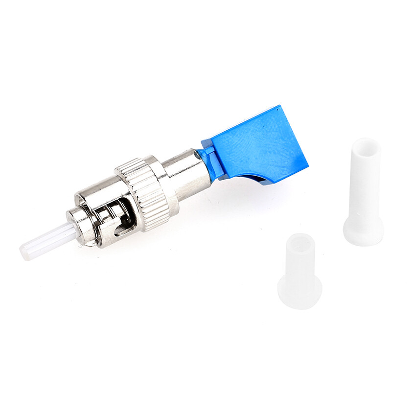 ST/UPC Male to LC/UPC Female SM Adapter Fiber Optical Coupler Flange Converter