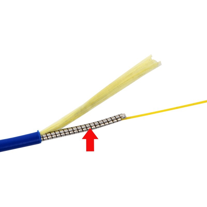 10M SM 9/125 3.0mm Single Core Armored Fiber Patch Cord Cable SC/FC/LC/ST UPC