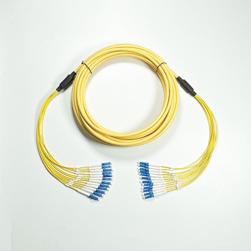 10M 12 Core Singlemode Bundle Fiber Optic Patch Cord SC to LC FC ST Data Center