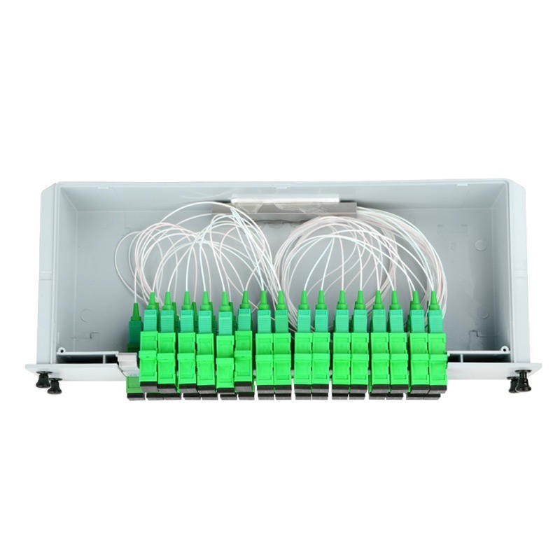1×32 FTTH PLC Insertion Type Fiber Optic Cassette Passive Splitter SC/UPC APC