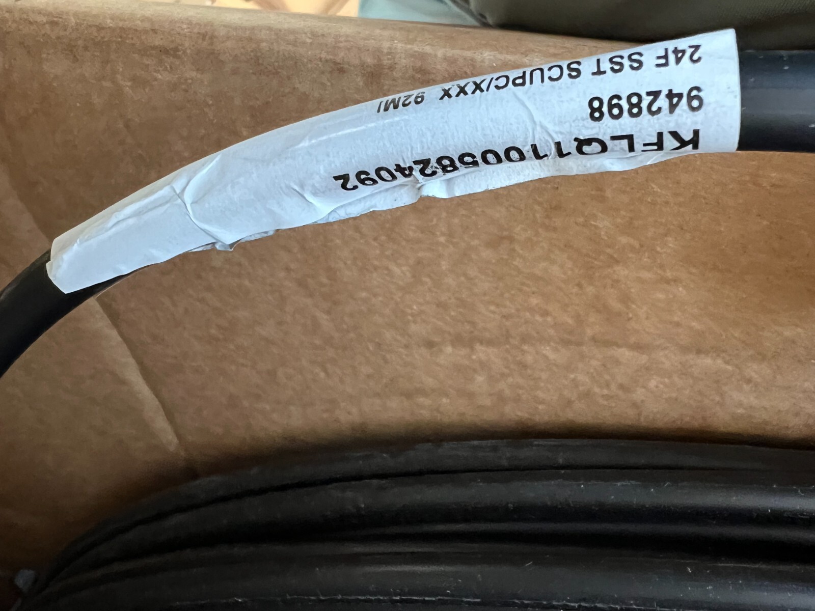 Corning Fiber Optic Cable MDU Multi-Dwelling Unit 24F, SCUPC, SST RIBBON 300FT