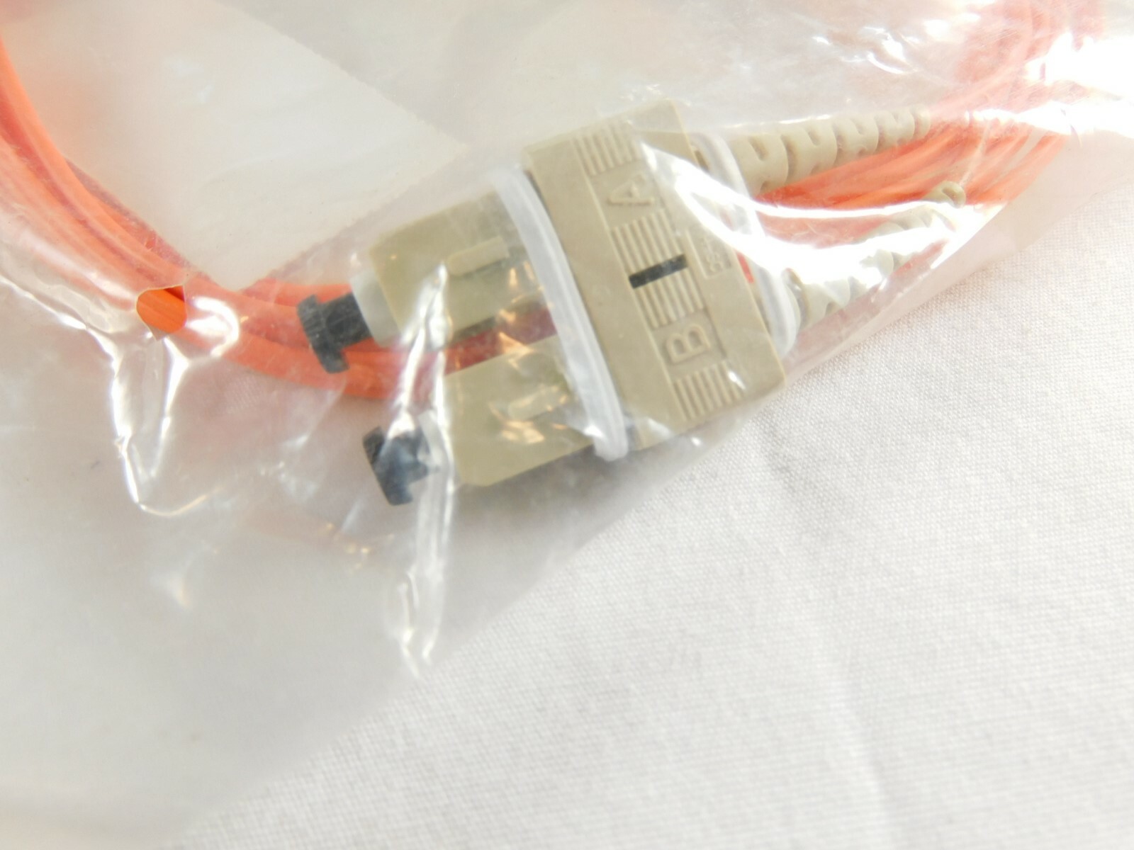 LC-SC 50/125 DX50LCSC2.0mm-03M Corning Fiber Patch Cable – 3 Meters – LOT OF 3