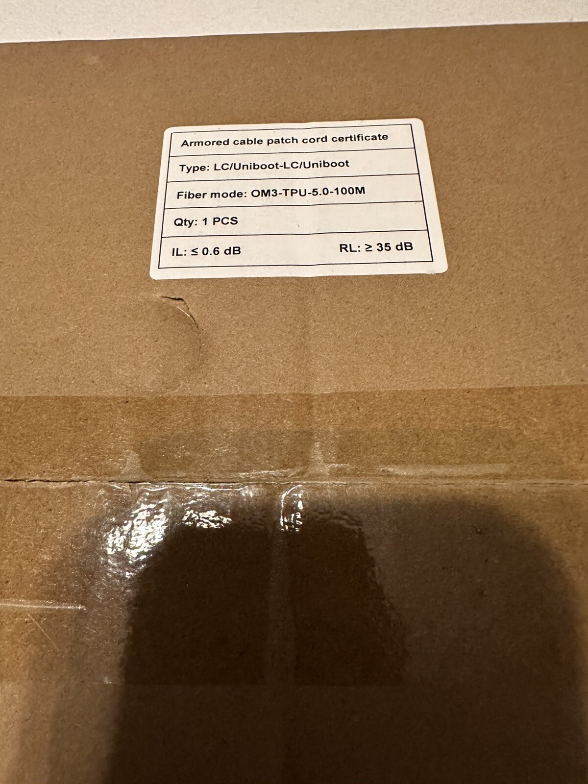 yutianhome 100 meter om3 outdoor armored fiber optic cable Uniboot Connectors