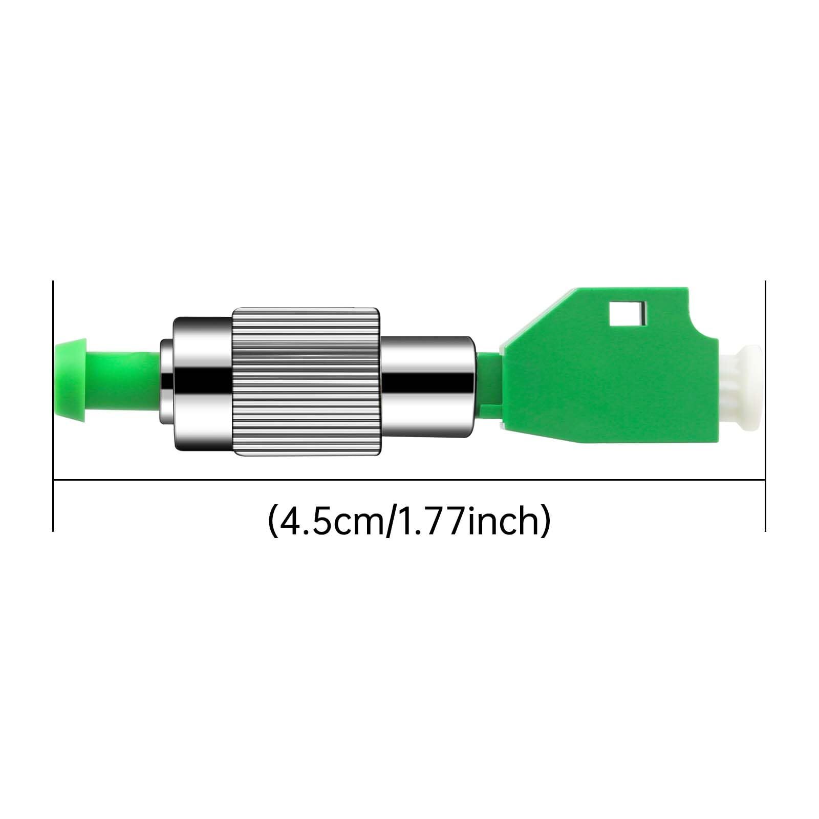– 3PC FC to LC Adapter, Single Mode 9/125um FC/APC Male to LC/APC Female Simp…