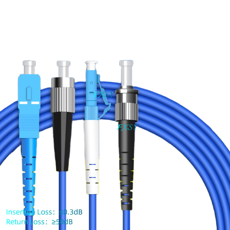 20m 25m 30m 50m 100m LC to LC SC FC ST UPC Single Mode Fiber Optic Patch Cord