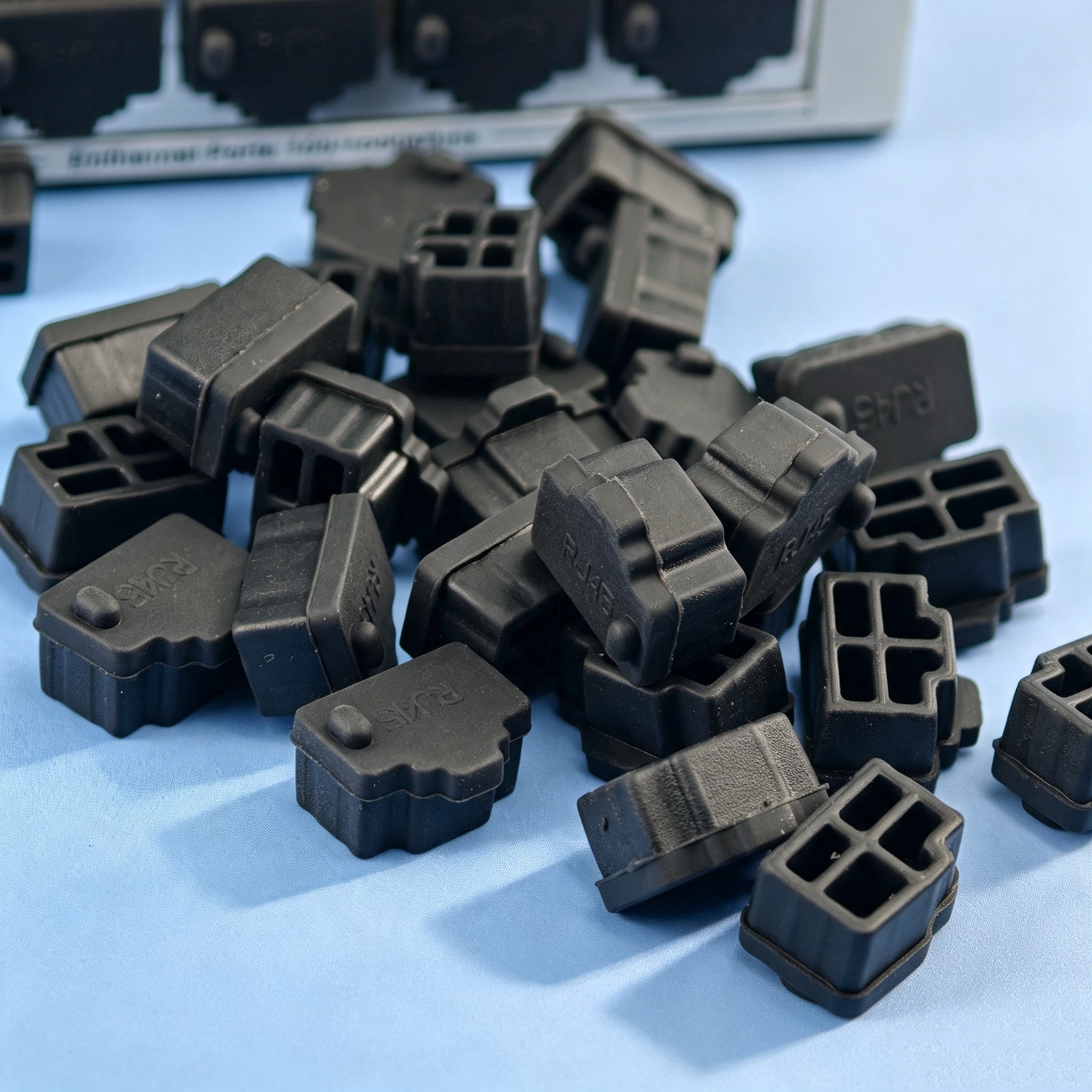 Dust Plug Silicone Cap Stopper for RJ45 LAN SFP Fiber Port Network Switch Router