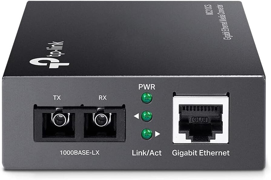 TP-Link MC210CS Gigabit Ethernet RJ45 SFP RJ45 Fiber Media Converter