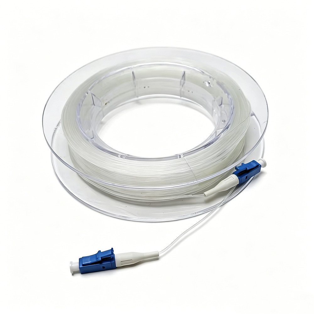 20/30/50m LC/UPC-LC/UPC G657A2 Transparent Fiber Jumper Singlemode Indoor Cable