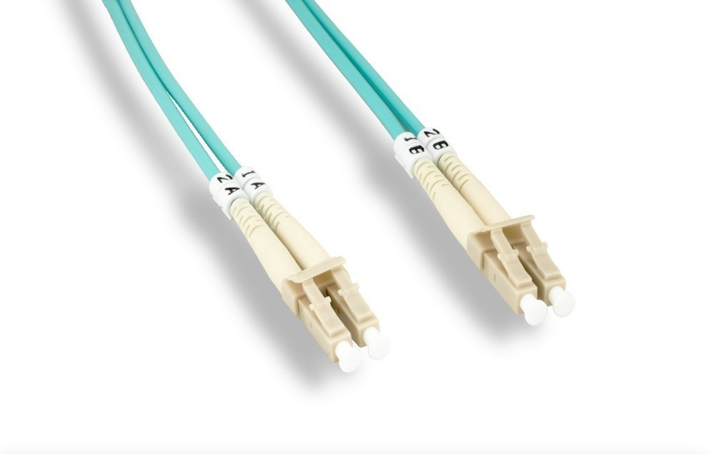 OM4 LC- LC Fiber Optic Patch Cable Multimode 10G from 1m to 50m lot