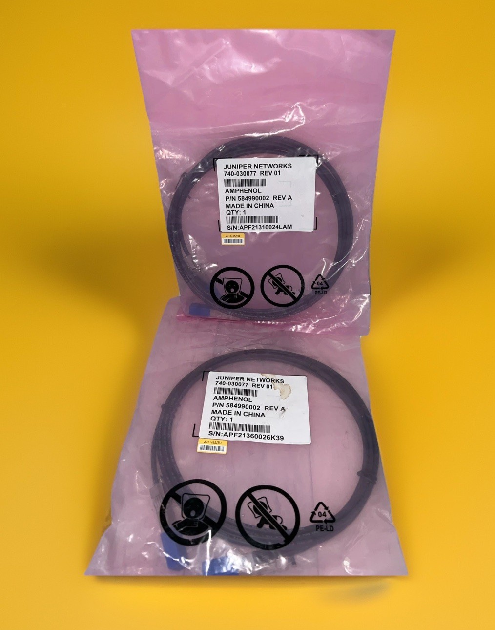 OEM Juniper 740-030077 10GbE Gigabit SFP+ 10ft Direct Attach Copper Cable