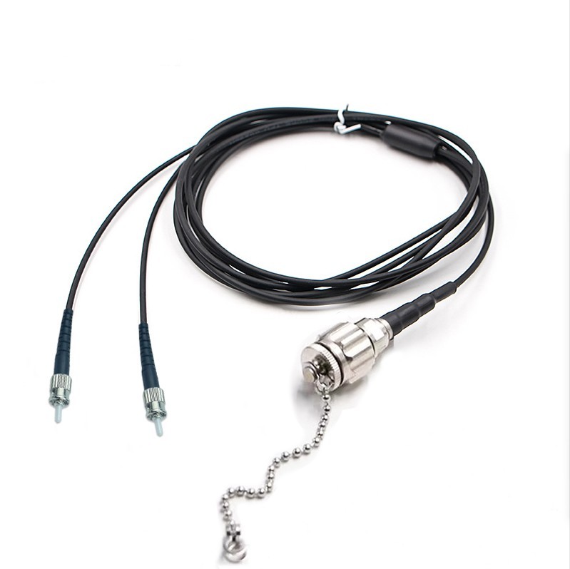 1m-50m Armored Fiber Jumper 2 cores ODC-LC SC FC ST TPU singlemode outdoor Cable