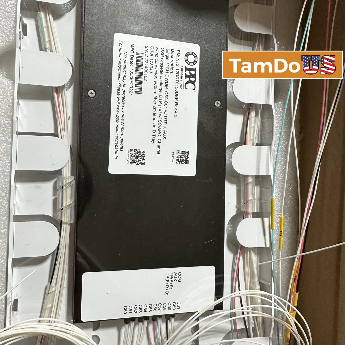 PPC Belden NT2-12DDT6150DBP 12CH DWDM Cassette FOR Fiber Optic Network
