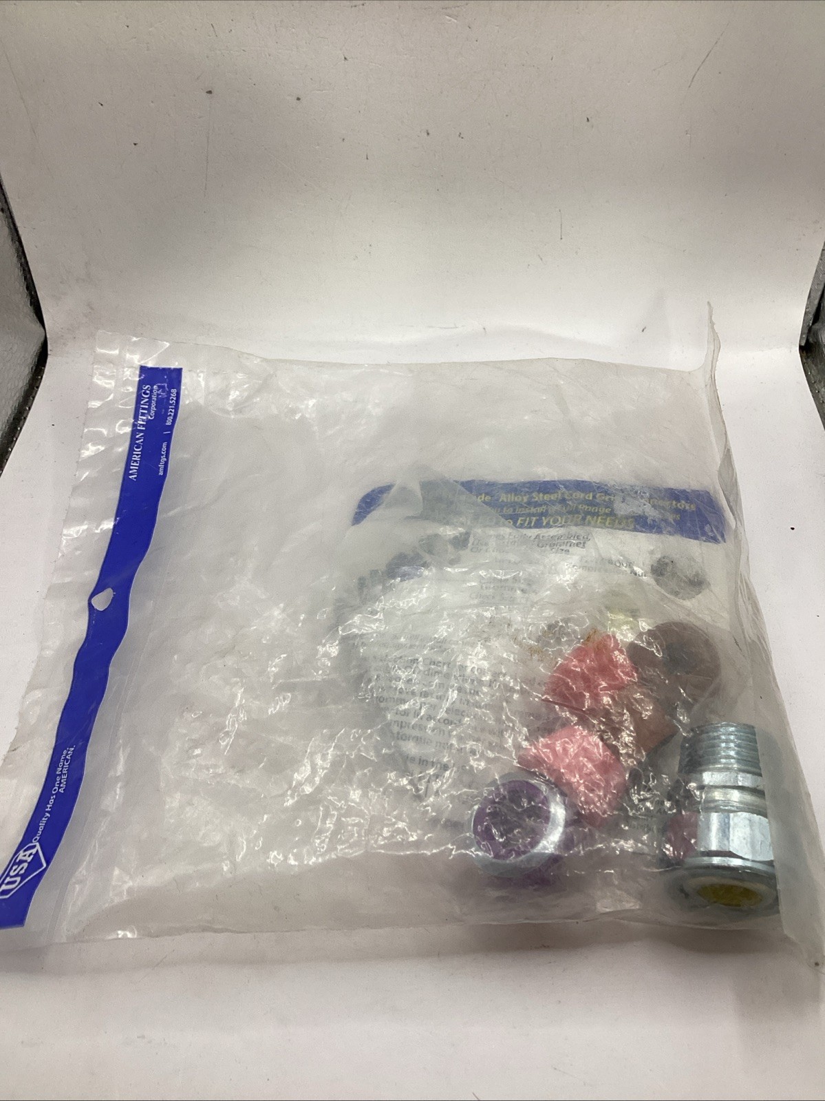 NOB Cord Grip Connector Kit CG50K American Fittings 1/2″ TradeSize .125″-.650″⚪️