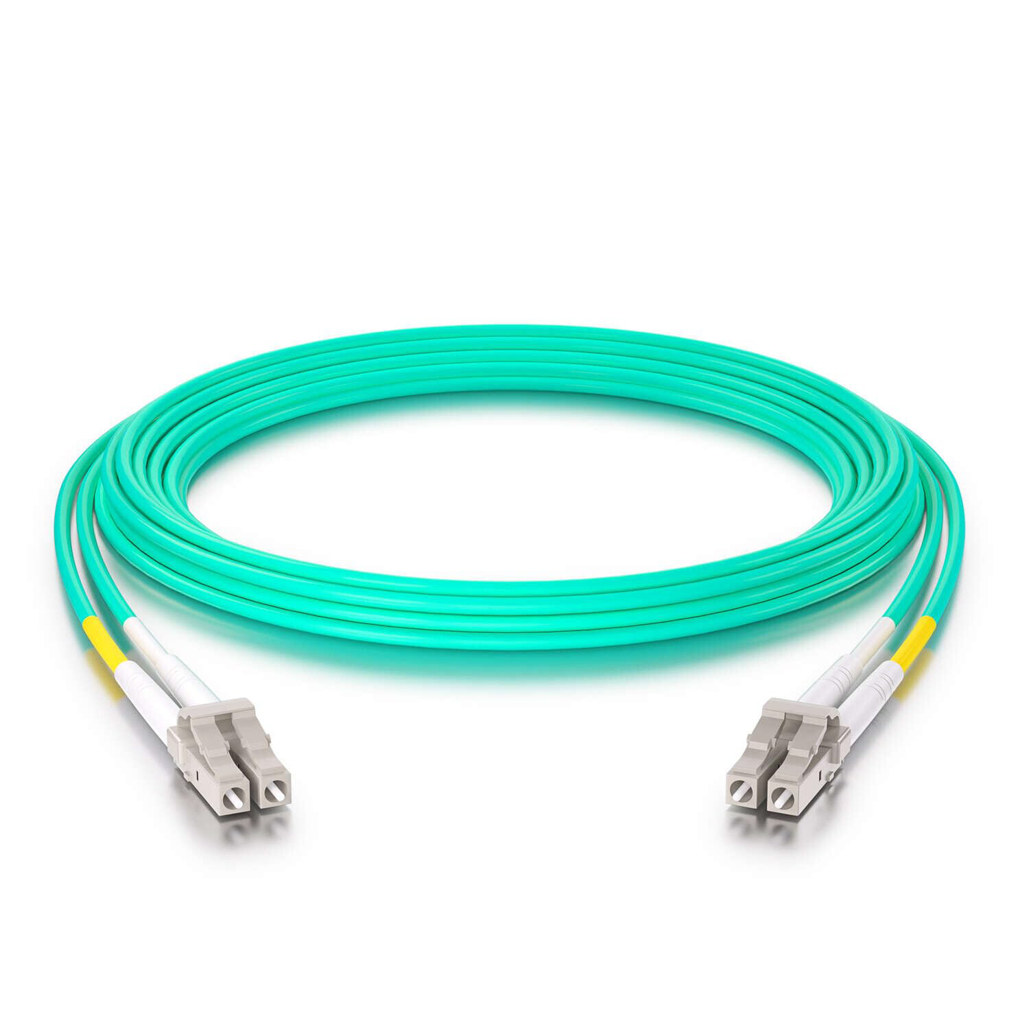 OM3 OM4 OM5 OS2 LC to LC Fiber Optic Patch Cable, Duplex LC MMF SMF Cable 1-40m