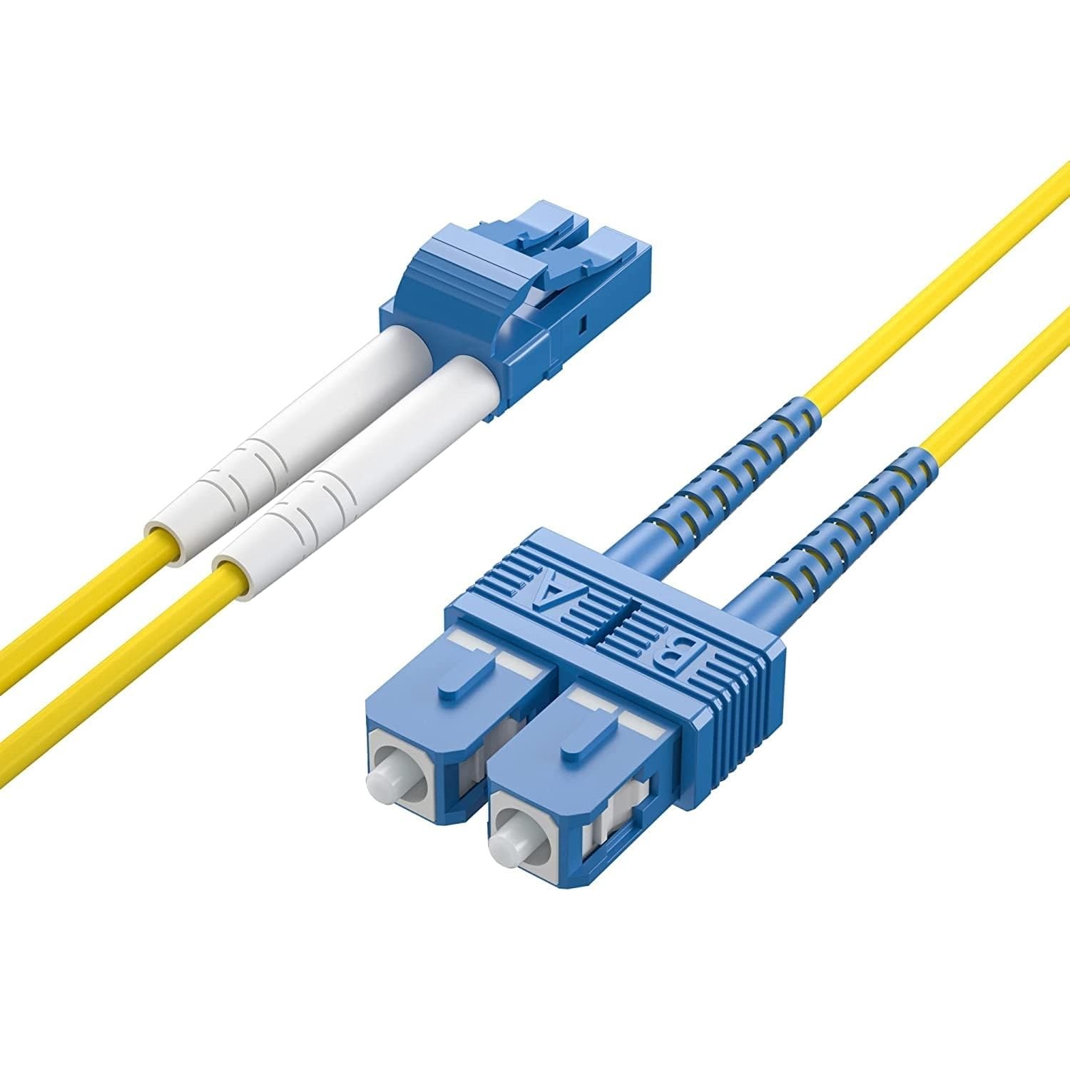 OS2 SC to LC Fiber Patch Cable Single Mode Duplex – 10m 33ft – 10Gb/Gigabit F…