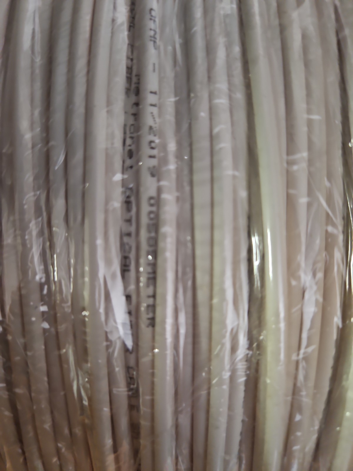 single mode fiber optic cable spool 3.0 612m White