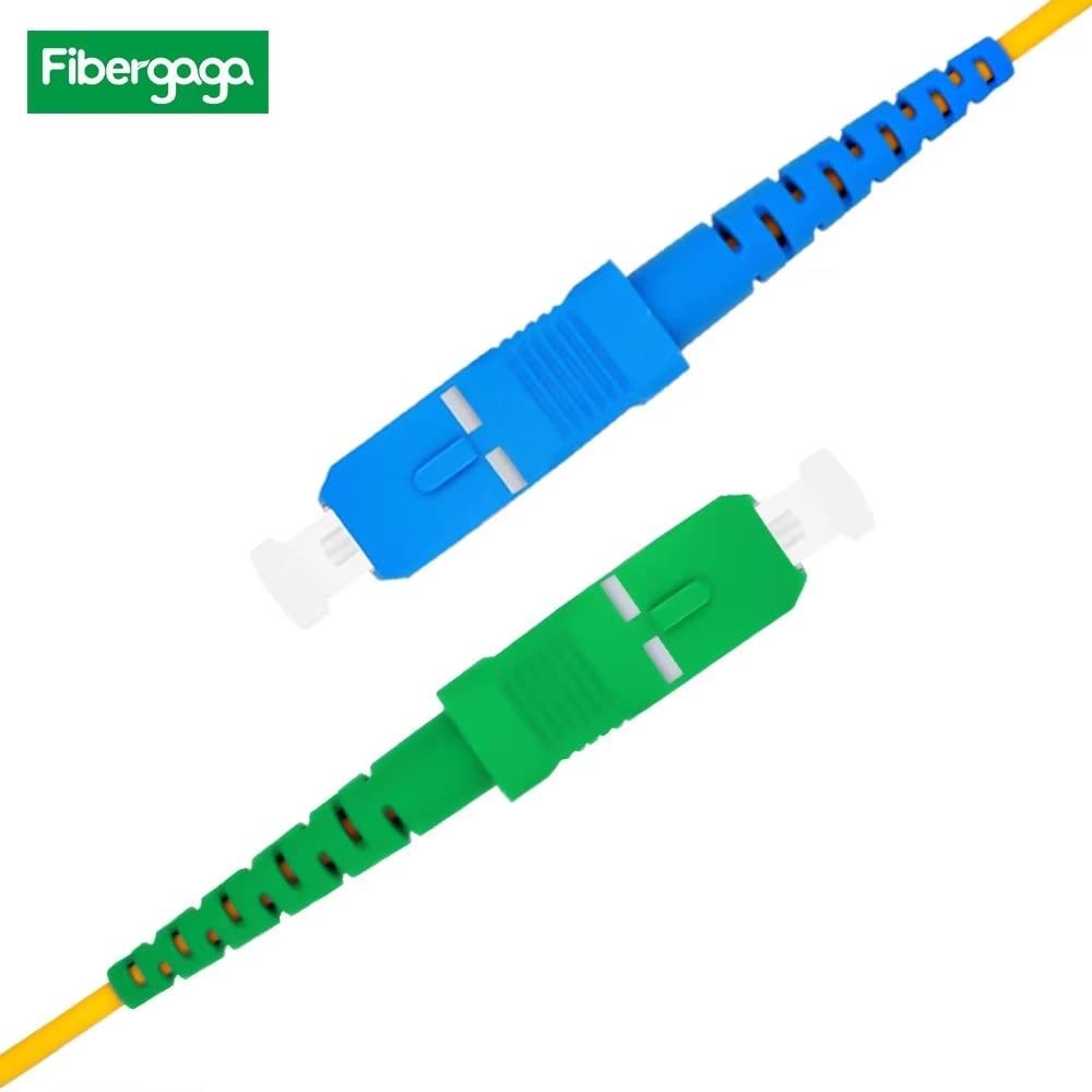 0.5m OS2 SC/UPC To SC/APC Fiber Patch Cable Single Mode Simplex 1.6FT Cord