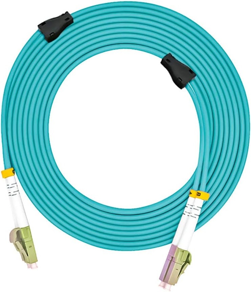 30Meters 100FT LC to LC 10G OM3 Indoor Armored Duplex 50/125 Fiber Optic Cabl…