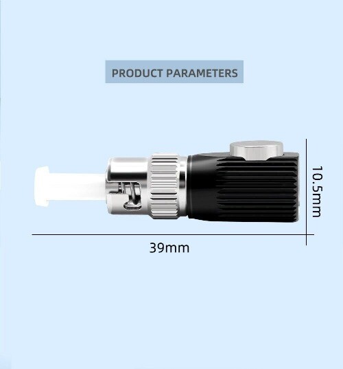 7pcs Bare Fiber Optic Adapter Connector FC SC ST LC Round OTDR Test convertor