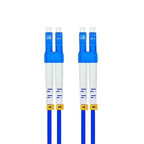 100ft 30m LC To LC Indoor Armored Duplex 9/125 SM Fiber Optic Patch Cable