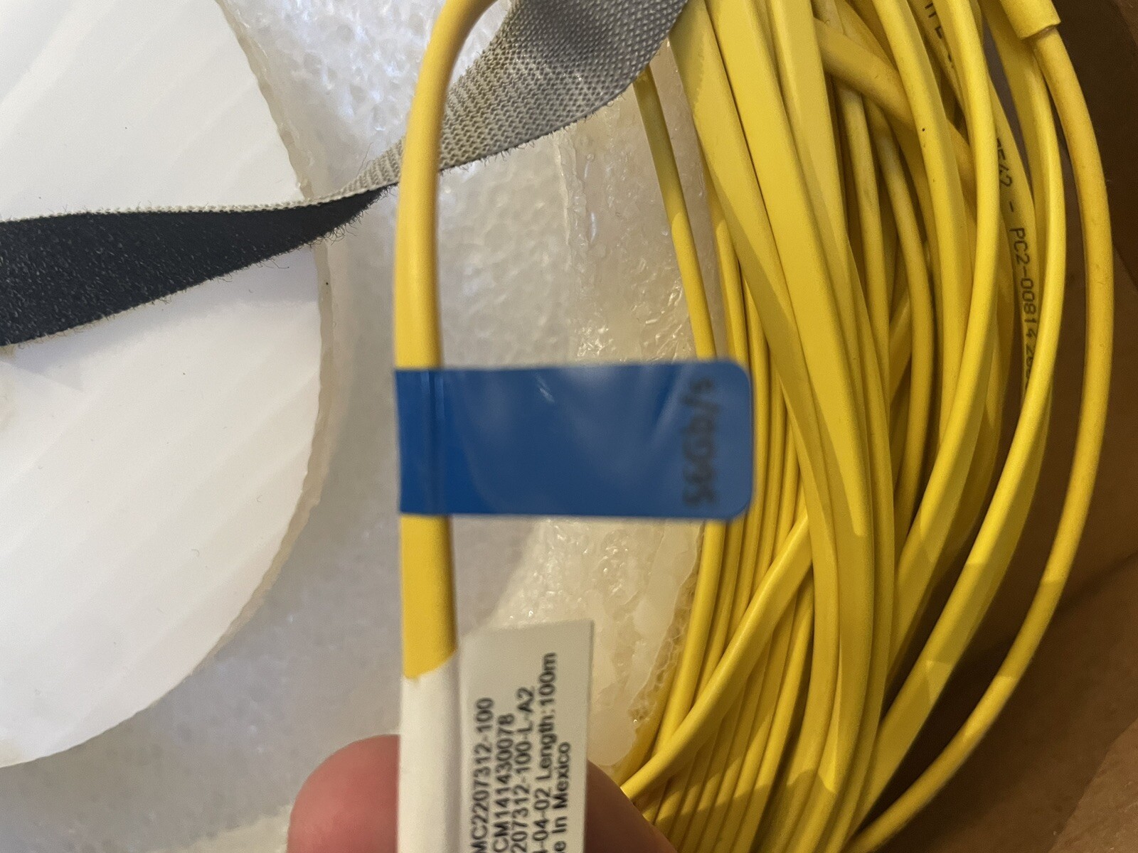 Mellanox MC2207312-100 56GB/s 100m Fiber Optic Network Cable – New in Box