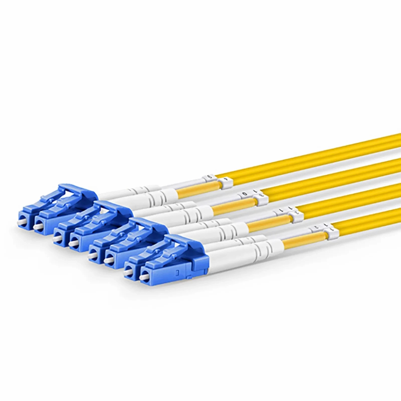 1m MTP Harness, MTP -8 APC (Female) to 4 x LC UPC Duplex singlemode, 8 Fibers