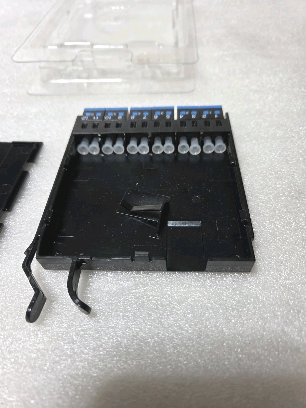 Corning EMOD-CP12-AE EDGE Adapter Panel LC Duplex 12 Female Single-Mode Blue