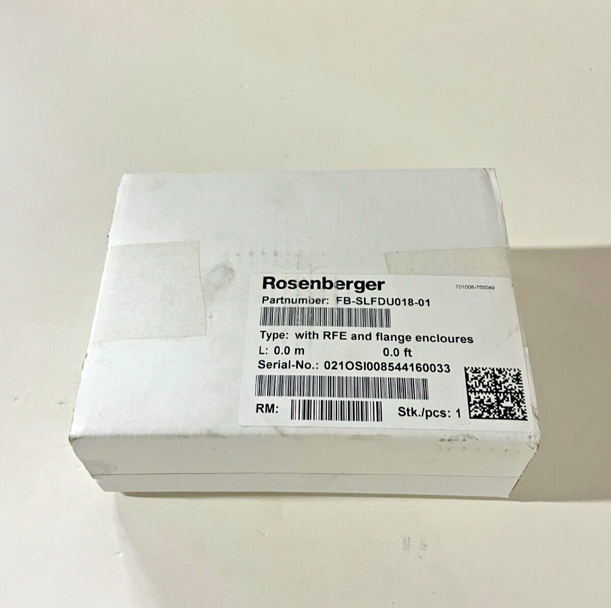Rosenberger FB-SLFDU018-01 Coupling Kit – New in Box