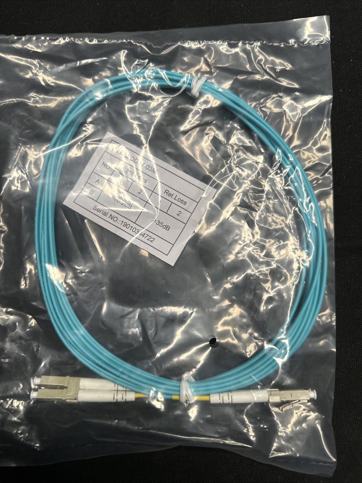 FS.COM Duplex Multimode Fiber Patch Cable Lot Of 10 Pieces
