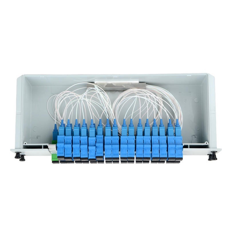 1×32 FTTH PLC Insertion Type Fiber Optic Cassette Passive Splitter SC/UPC APC