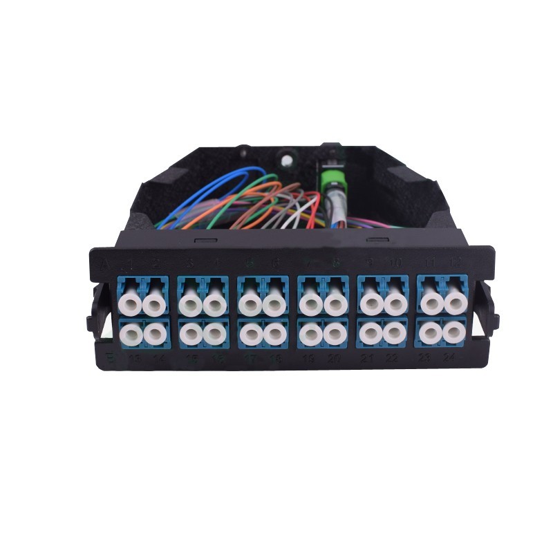 MTP APC-24 to 12x LC UPC Duplex Type A 24 Fibers OS2 SingleMode MTP/MPO Cassette