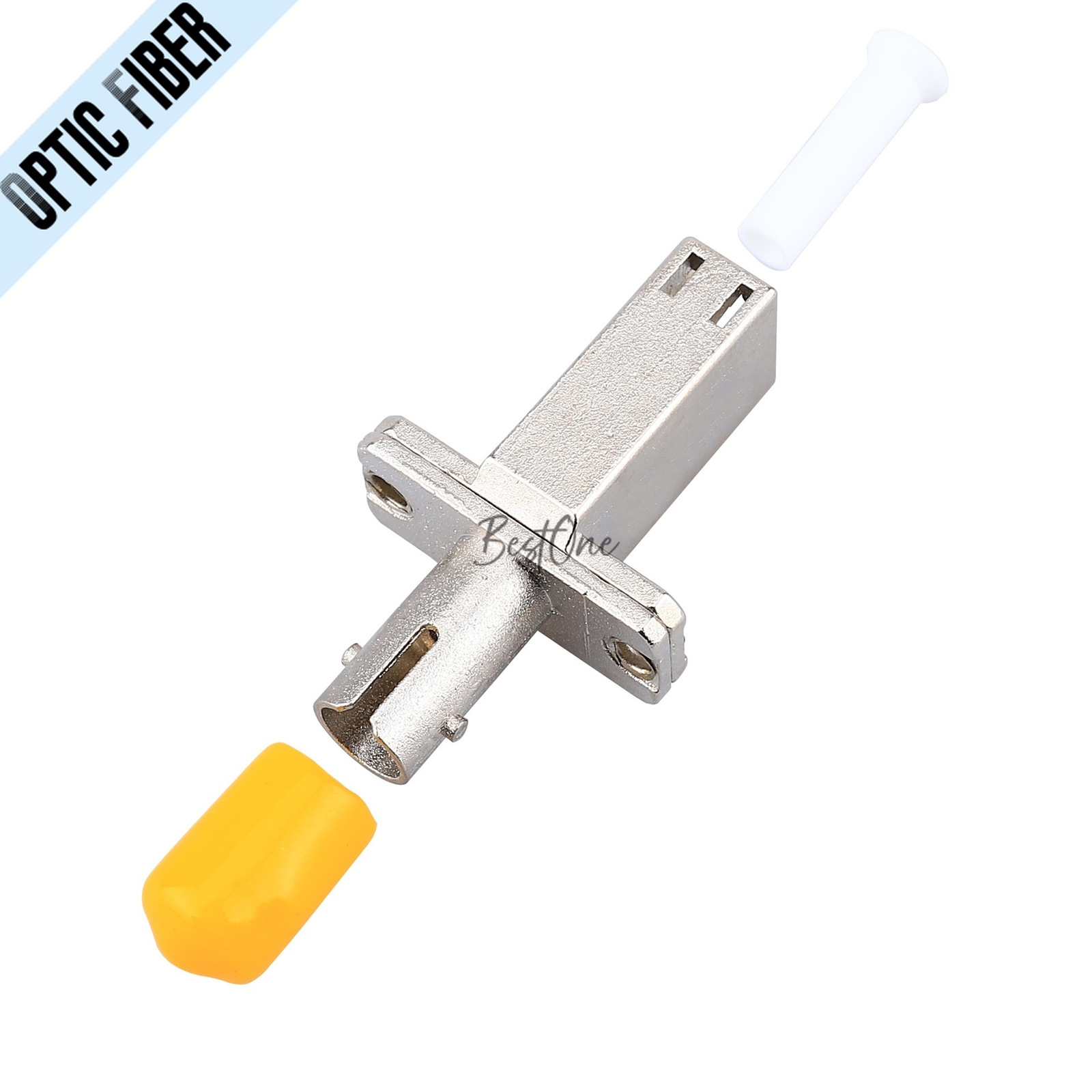 2Pcs LC to SC FC ST UPC APC Optic Fiber Connector Coupler Optical Fiber Adapter