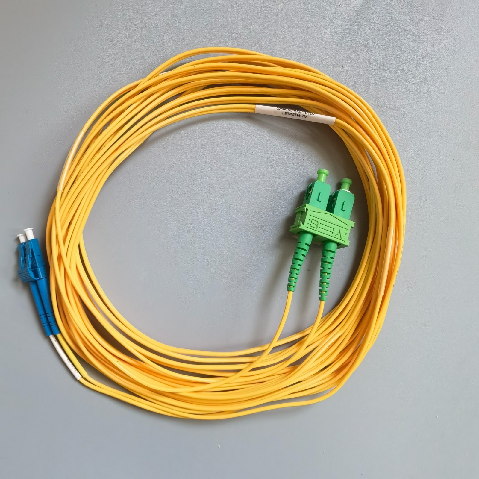 Fiber Patch Cord LC/UPC-SC/APC Double Core1-20M 2.0mm Wholesale 1pcs/3pcs FTTH