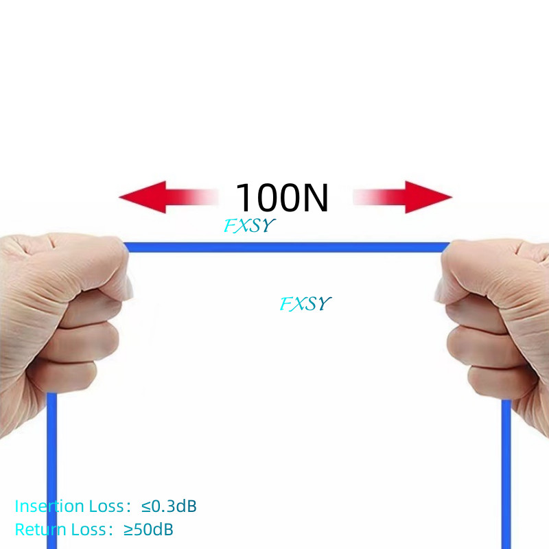 2Pcs 1m 2m 3m 5m 10m 15m LC to LC SC FC ST UPC SM Armored Fiber Optic Patch Cord