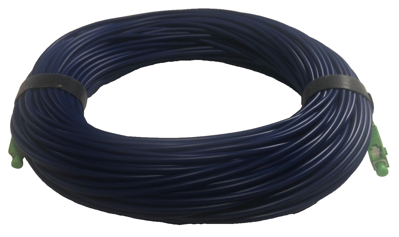 150FT 45.72M SMA 9/125 SC/APC Simplex Fiber Patch Cable 3.0mm