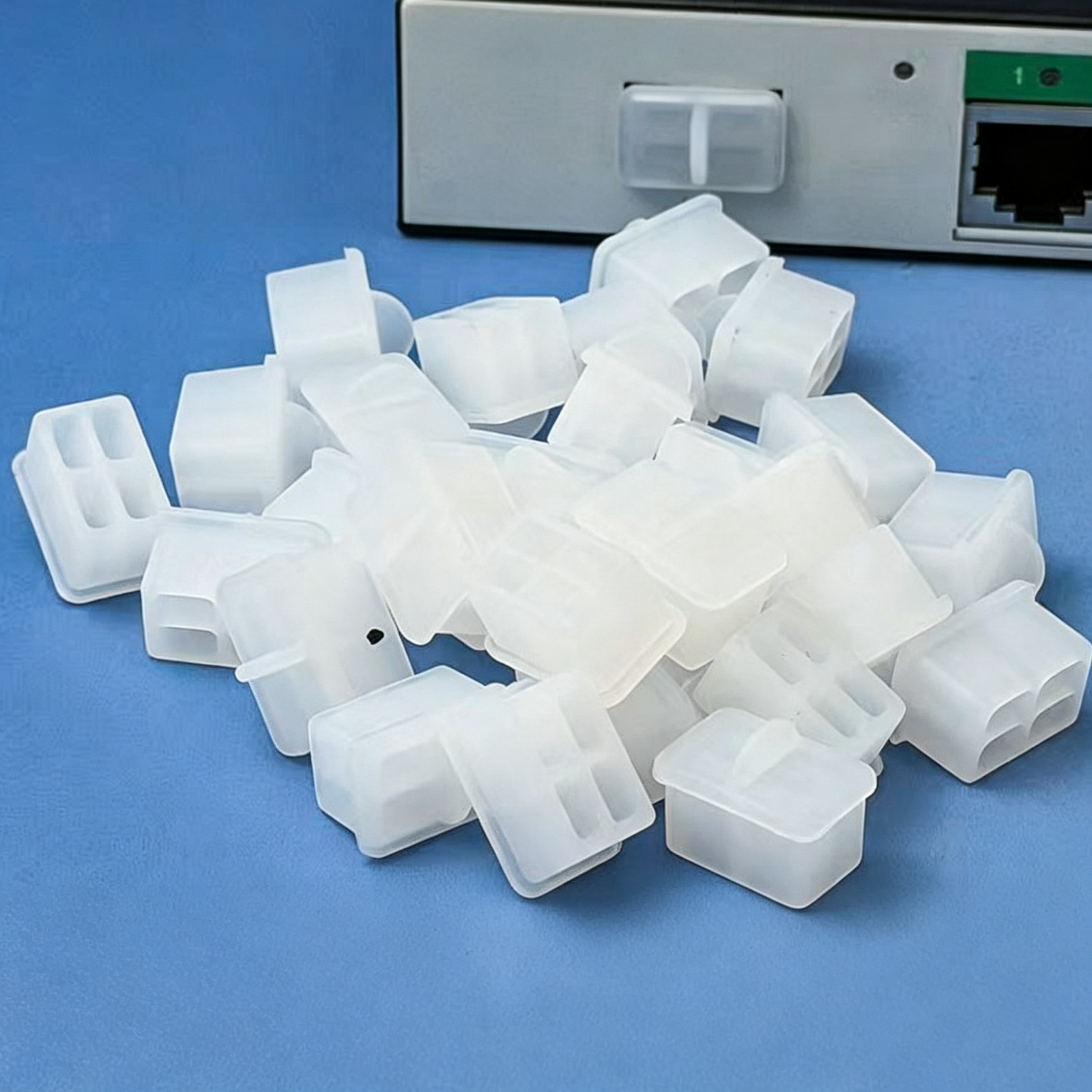 Dust Plug Silicone Cap Stopper for RJ45 LAN SFP Fiber Port Network Switch Router