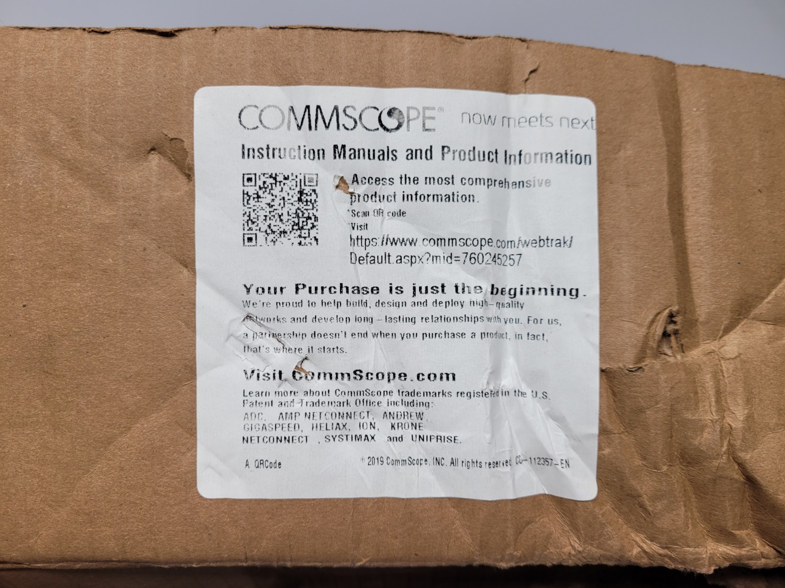 New Open-Box Commscope Fiber Optic Splice Box OFDC-C12-NN/00-NN-N-96-US86