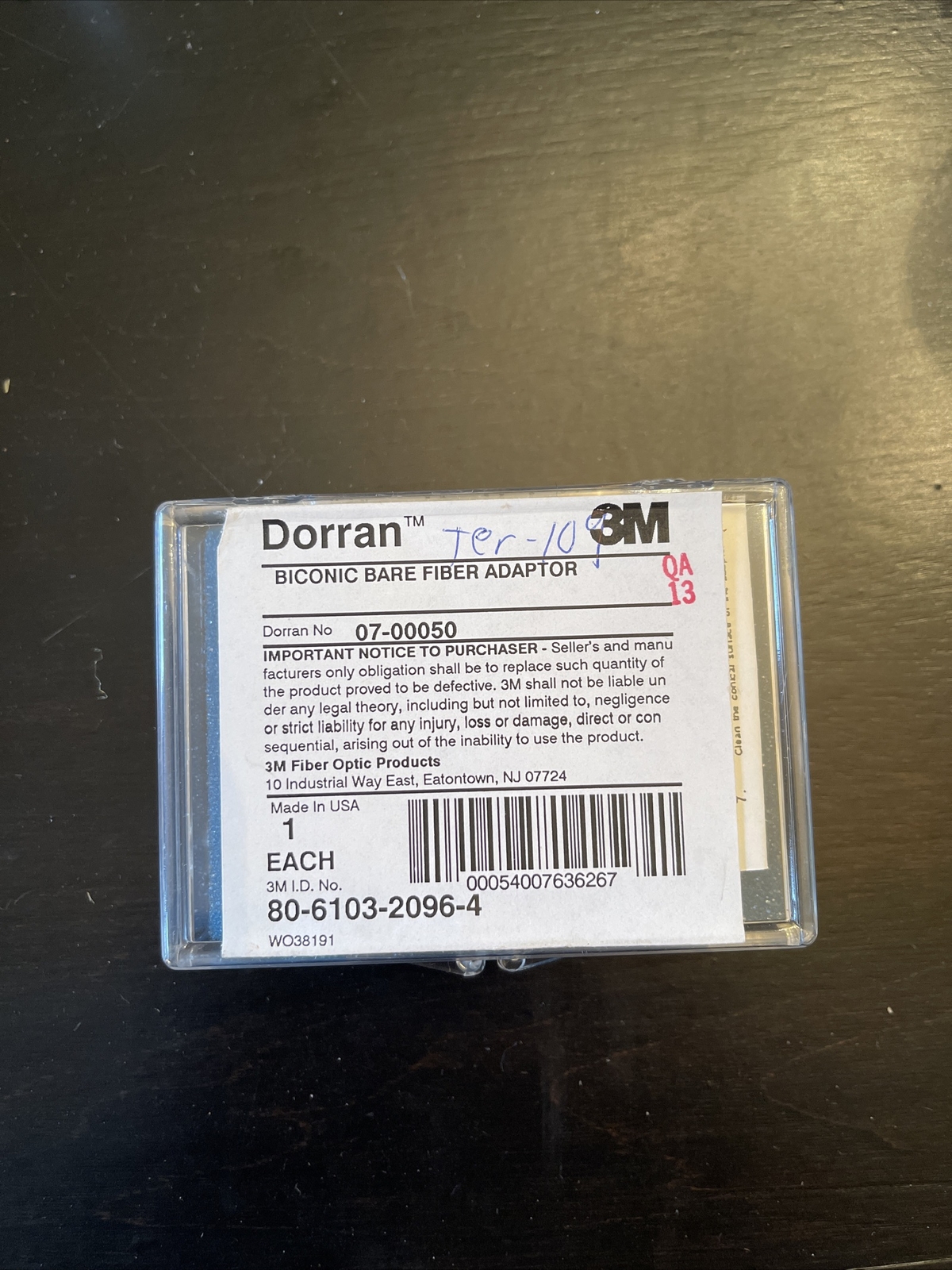Dorran TER-109 Biconic Bare Fiber Adapter 3M