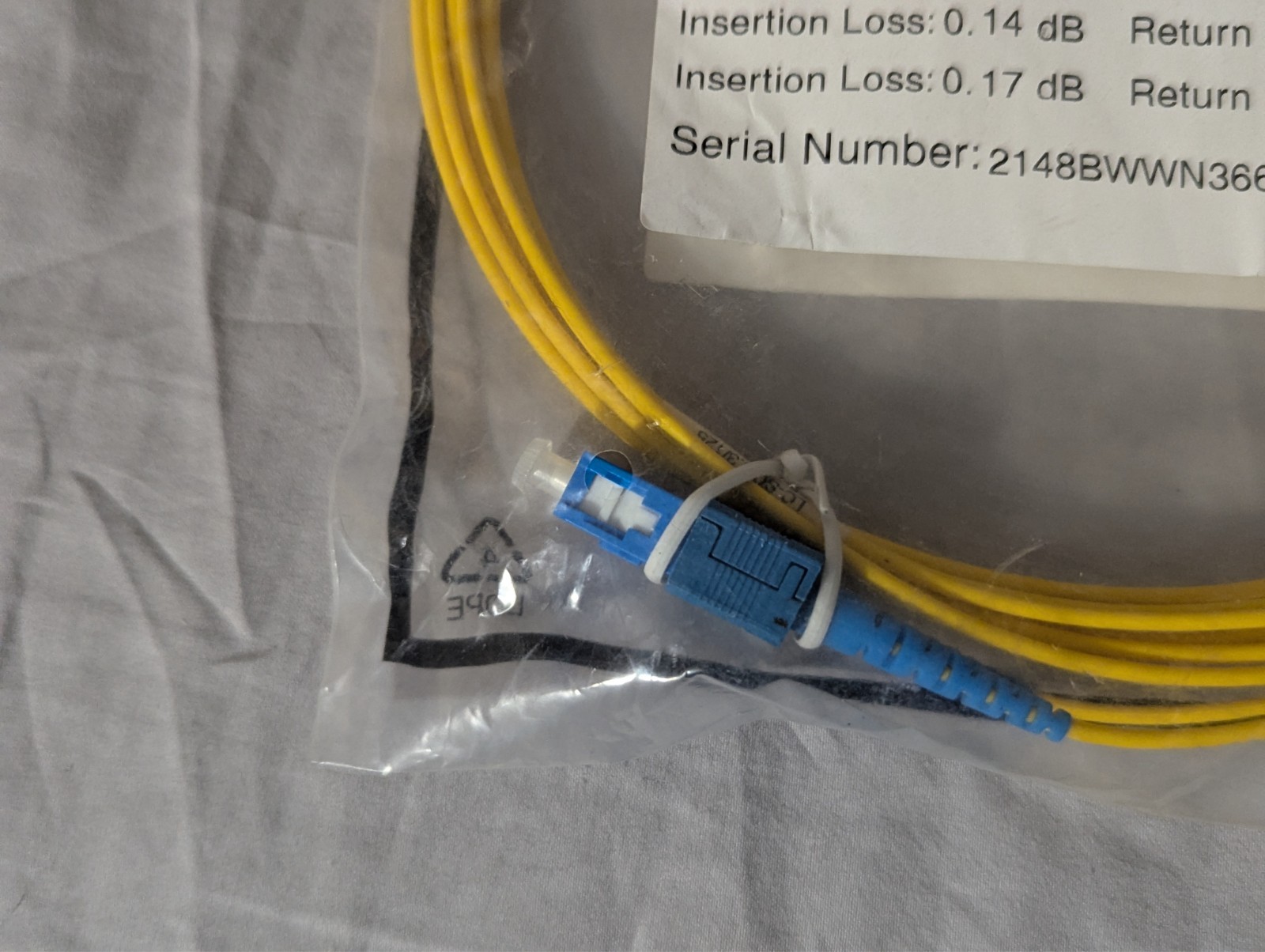 Tripp Lite – N366-03M – 3M Fiber Cables – 50/125 Duplex OM3 LC/LC 10ft