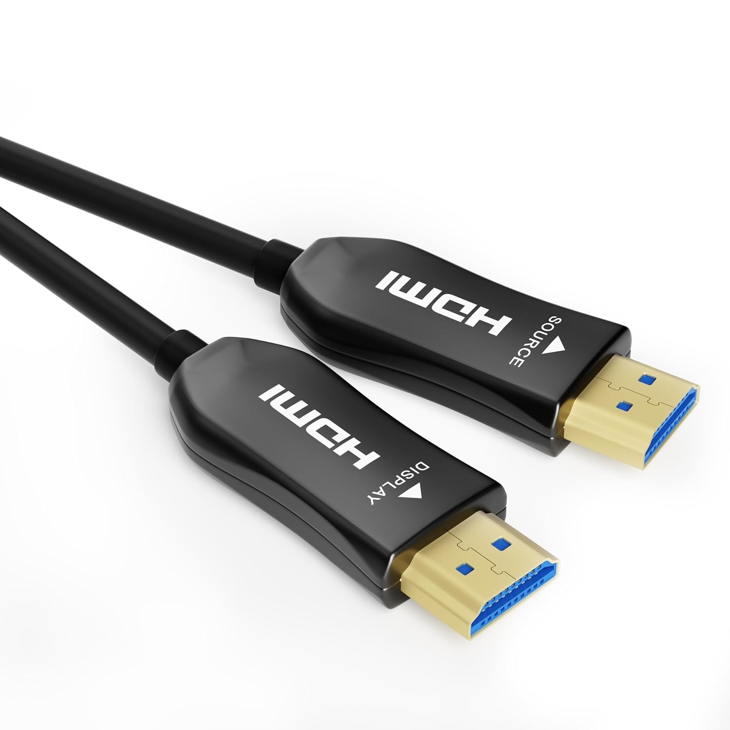 1x Black 4K Fiber Optic HDMI Cable 3-100FT 2.0 Cable Cord 18Gbps For PS5/TV Box