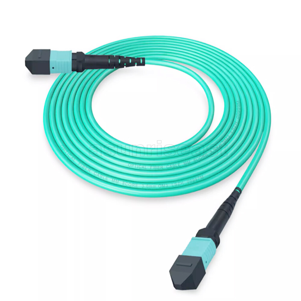 Fiber Optic Patch Cord MPO to MPO OM3 Cable 8 or 12 Core Type B Female 1~40m lot